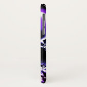 Lila Fraktal-Blume iPhone Kasten Case-Mate iPhone Hülle (Hinten/Links)