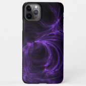 Lila Fraktal iPhone Hülle (Rückseite)