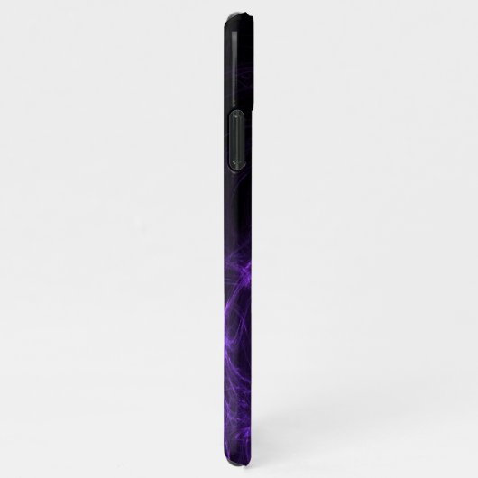 Lila Fraktal iPhone Hülle (Rechte Seite)