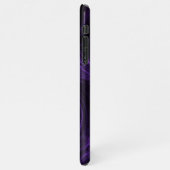 Lila Fraktal iPhone Hülle (Linke Seite)