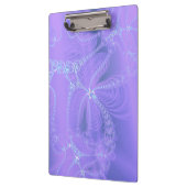 Lila Fraktal-Ketten Klemmbrett (Links)