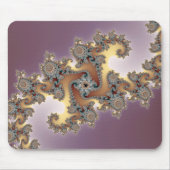 Lila - Fraktal Mousepad (Vorne)