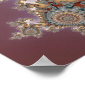 Lila - Fraktal Poster (Ecke)