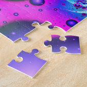 Lila Fraktal Puzzle (Seite)