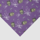 💜 Lila Frankenstein-Tissue Paper 💀 🎃 Seidenpapier (Ausschnitt)