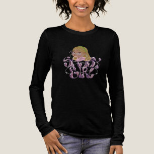 Lila freches Mädchen T-Shirt Tri-Blend Shirt