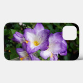 Lila Freesia Blume Case-Mate iPhone Hülle (Rückseite (Horizontal))