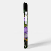 Lila Freesia Blume Case-Mate iPhone Hülle (Rückseite / Links)