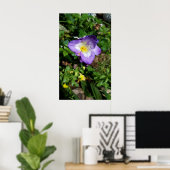 Lila Freesia Blume Poster (Heimbüro)