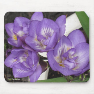 Lila Freesia Mousepad