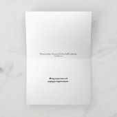 Lila Freesia Tear Drop Scripture Sympathie Karte (Innenseite)