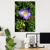 Lila Freesienblüten Poster (Heimbüro)