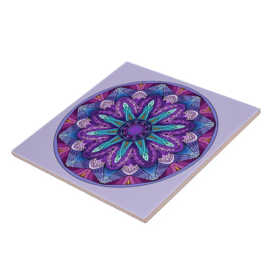 Lila Frequency™ Fliese (Seite)