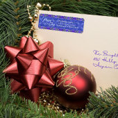 Lila Frieden und Freude Weihnachten