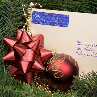 Lila Frieden und Freude Weihnachten