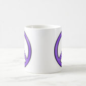 Lila FriedensTasse Kaffeetasse (Mittel)