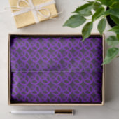 Lila Friedenszeichen Seidenpapier (Geschenk)