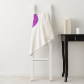 Lila Friedenszeichen Sherpadecke (Beispiel)