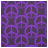 Lila Friedenszeichen Stoff (Muster)