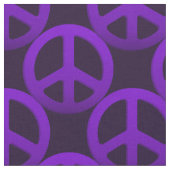 Lila Friedenszeichen Stoff (Nahaufnahme)