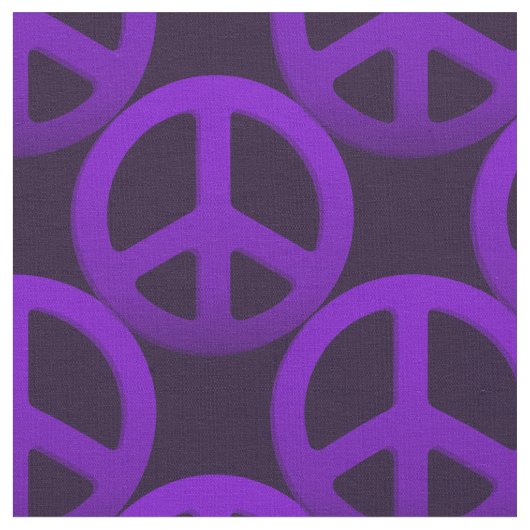 Lila Friedenszeichen Stoff (Nahaufnahme)