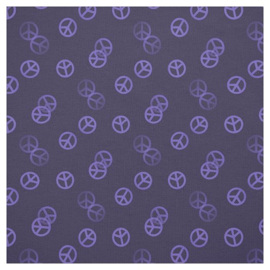 Lila Friedenszeichen Stoff (Muster)