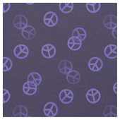 Lila Friedenszeichen Stoff (Nahaufnahme)