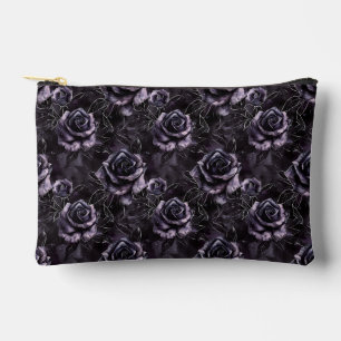 Lila Friedhof Rose Gothic Occult Zubehörtasche