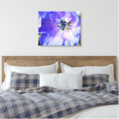 Lila Frills Leinwanddruck (Insitu (Schlafzimmer))