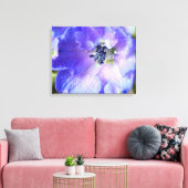 Lila Frills Leinwanddruck (Insitu (Wohnzimmer))