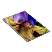 Lila Fritilla Blume Originale Kunst Aquarell Notizblock (Rechte Seite)