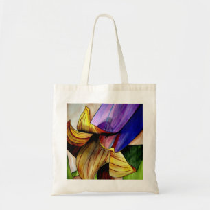 Lila Fritilla Blume Originale Kunst Aquarell Tragetasche