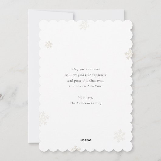 Lila Frohe Weihnachten 2 Foto (Rückseite)