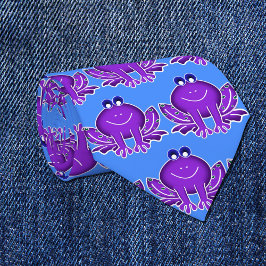 lila Froschschenkel Krawatte