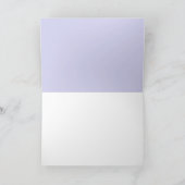 Lila Frühjahrskarte Wildblumen Karte (Innenseite)