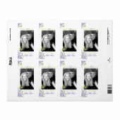 Lila Frühjahrsschmetterling Hochzeitwein (Vorne)