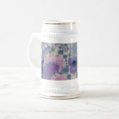 Lila Frühling Bierglas (Vorderseite Links)