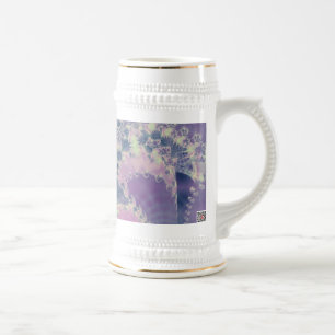Lila Frühling Bierglas