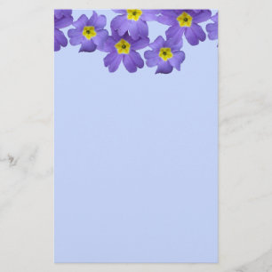 Lila Frühling Blume Foto Stationierung Briefpapier