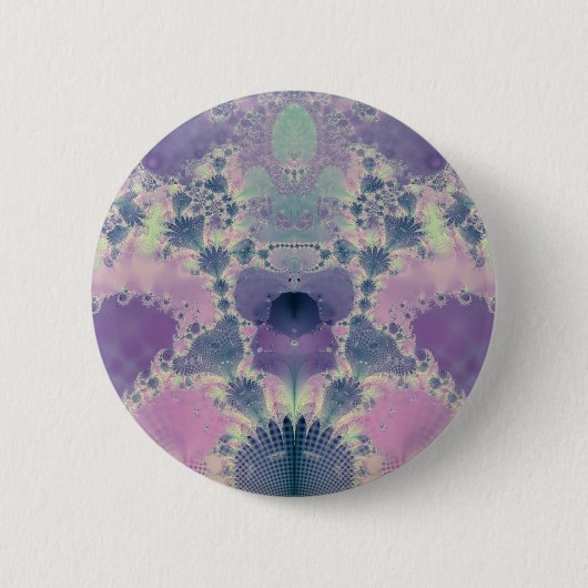 Lila Frühling Button (Vorderseite)