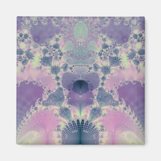 Lila Frühling Magnet (Vorne)