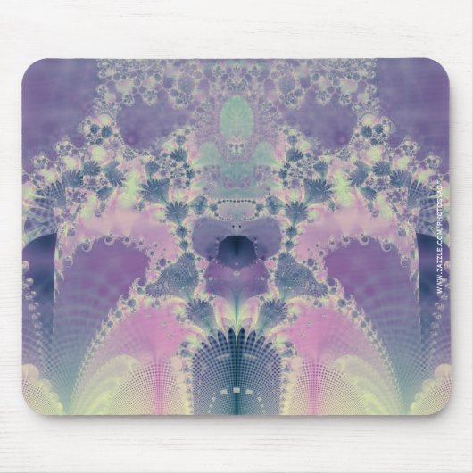 Lila Frühling Mousepad (Vorne)