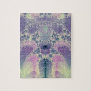 Lila Frühling Puzzle
