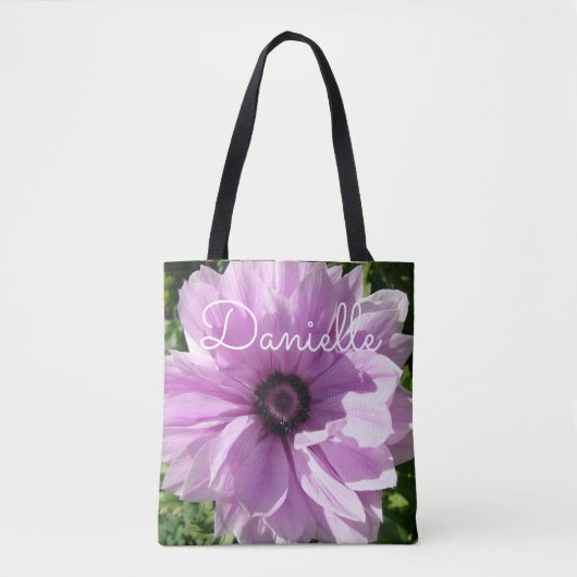 Lila Frühling Rosa Blumenstrauß Blume Damen Name T Tasche (Vorderseite)