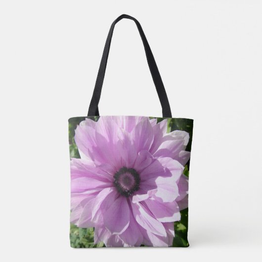 Lila Frühling Rosa Blumenstrauß Blume Damen Name T Tasche (Rückseite)