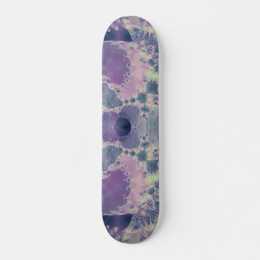 Lila Frühling Skateboard (Vorne)