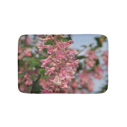 lila FrühlingsBlume Badematte (Vorderseite)
