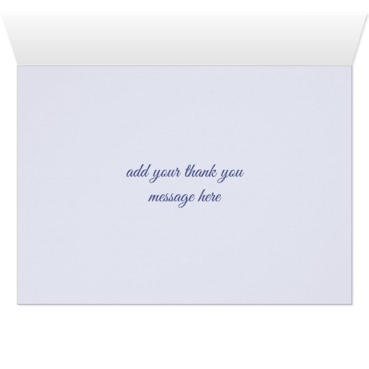 Lila Frühlingsblumendraht Dankeschön-Karte (Innenansicht Horizontal (Unten))