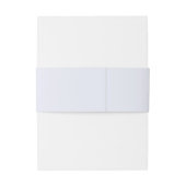 Lila Frühlingsblumenzeremonie Einladungsbanderole (Rückseitenbeispiel)