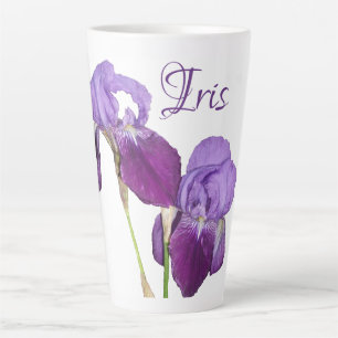 Lila Frühlingsblüten, die Iris-Girl-Malerin genann Milchtasse
